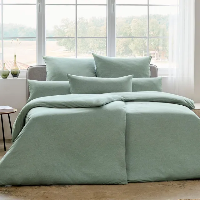 estella-interlock-jersey-bettw-sche-set-135x200-80x80-cm-mint-100-baumwolle image 1