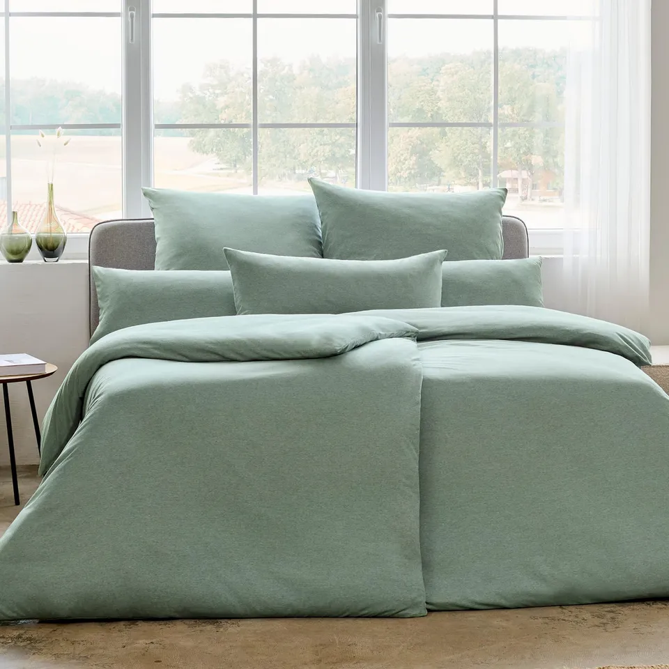 estella-interlock-jersey-bettw-sche-set-135x200-80x80-cm-mint-100-baumwolle image 1
