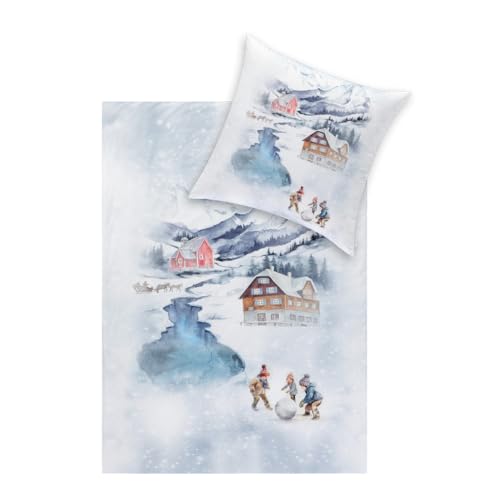 estella-mountain-lake-kuschelflanell-bettw-sche-155x220-80x80-cm-schnee-winterbe image 8
