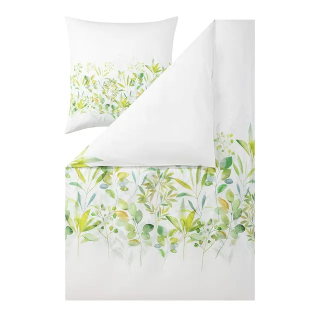 estella-siwa-mako-satin-bettw-sche-gr-n-155x220-cm-80x80-cm-100-baumwolle image 1