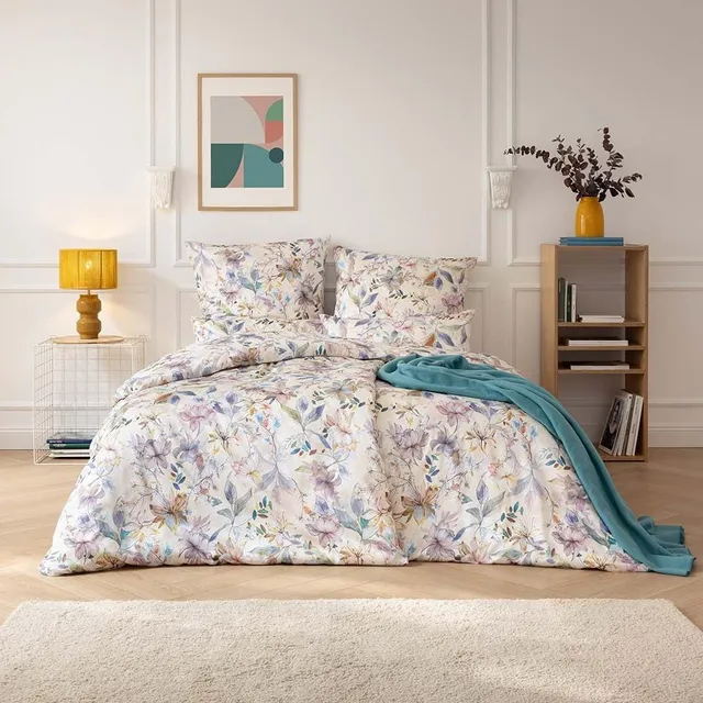 estella-estera-mako-satin-bettw-sche-155x220-beige-rosa-bl-ten-lilien-7960-985 image 1
