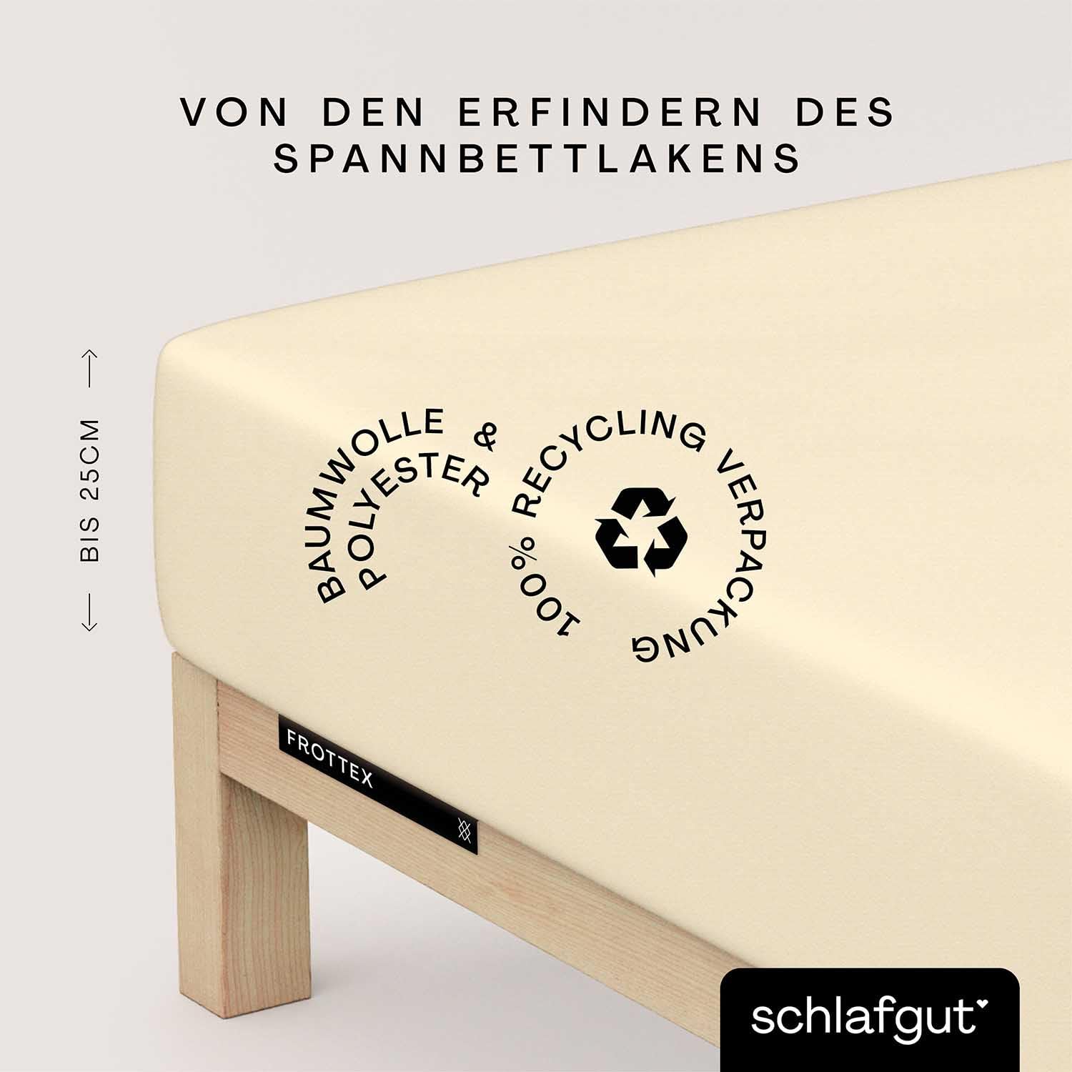 schlafgut-frottex-spannbettlaken-120x200-cm-frottee-baumwolle-yellow-light image 2