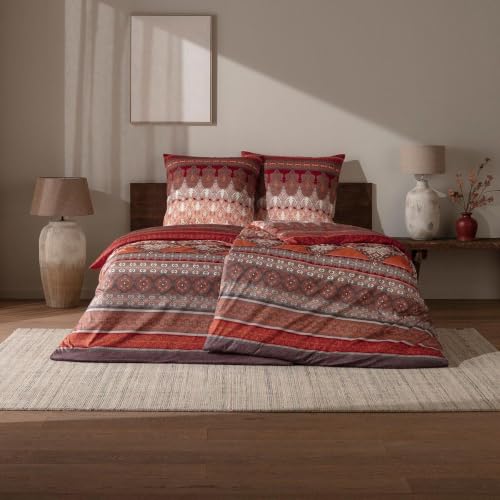 estella-martina-bettw-sche-orange-140x200-cm-70x90-cm-100-baumwolle-mako-interlo image 6