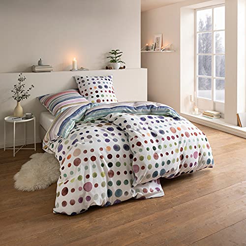 estella-joy-kuschelflanell-bettw-sche-135x200-cm-bunt-punkte-aquarell-wende-set image 4