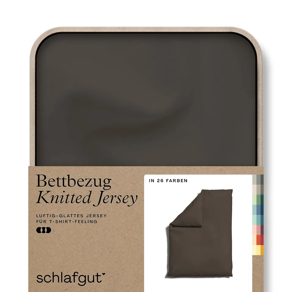 schlafgut-knitted-jersey-bettdecke-bezug-135x200-cm-sand-deep-bio-baumwolle image 1