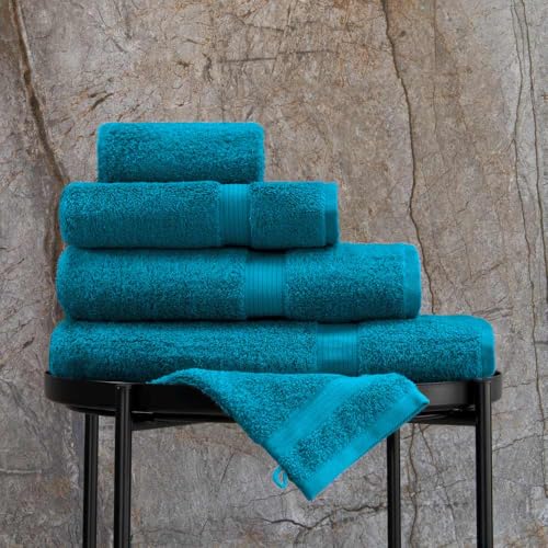 estella-luxor-waschhandschuh-blau-16x21-cm-600-g-m-frottier image 8