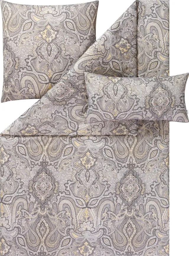 estella-fernanda-mako-satin-bettw-sche-grau-135x200-cm-40x80-cm-80x80-cm image 1