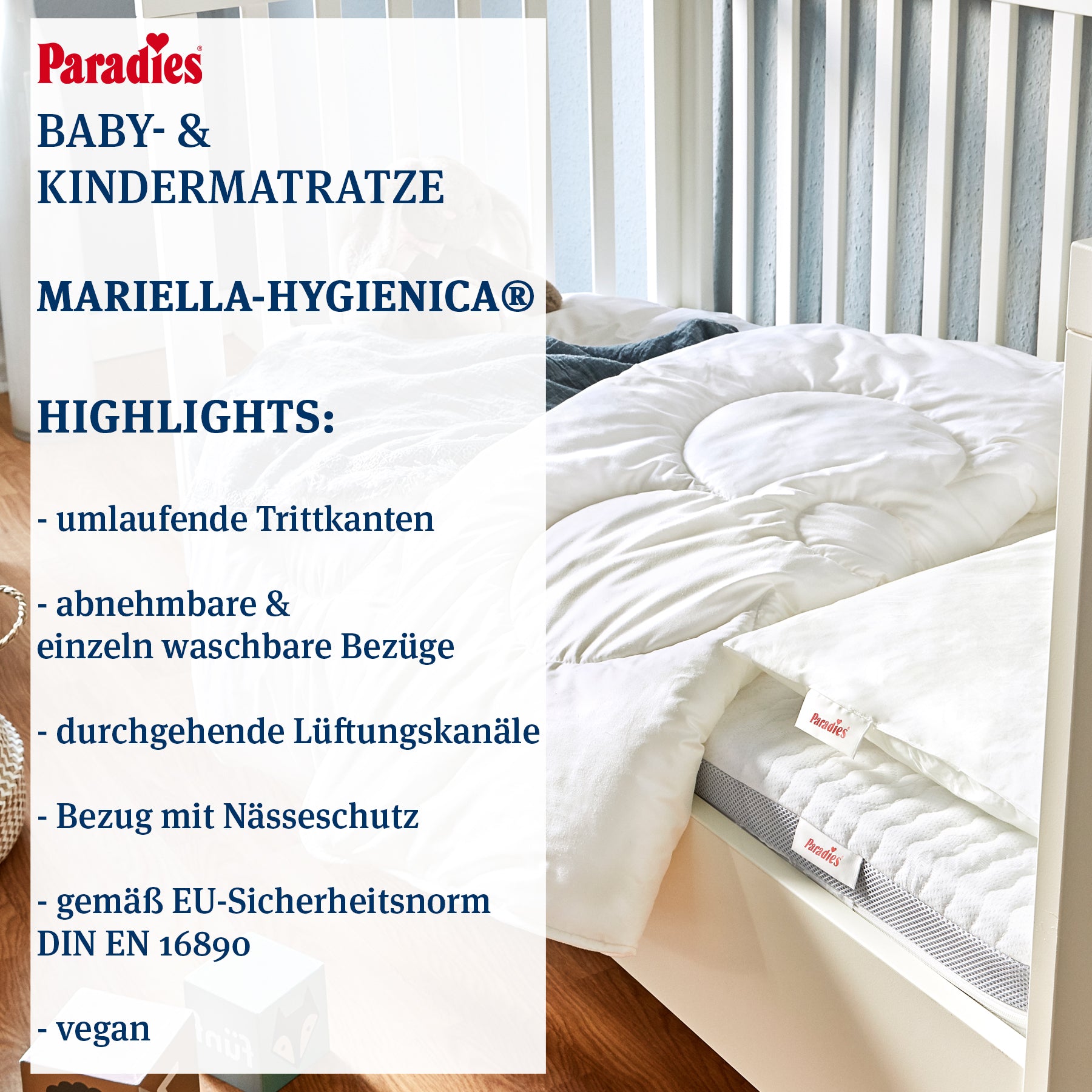 paradies-mariella-hygienica-kindermatratze image 4