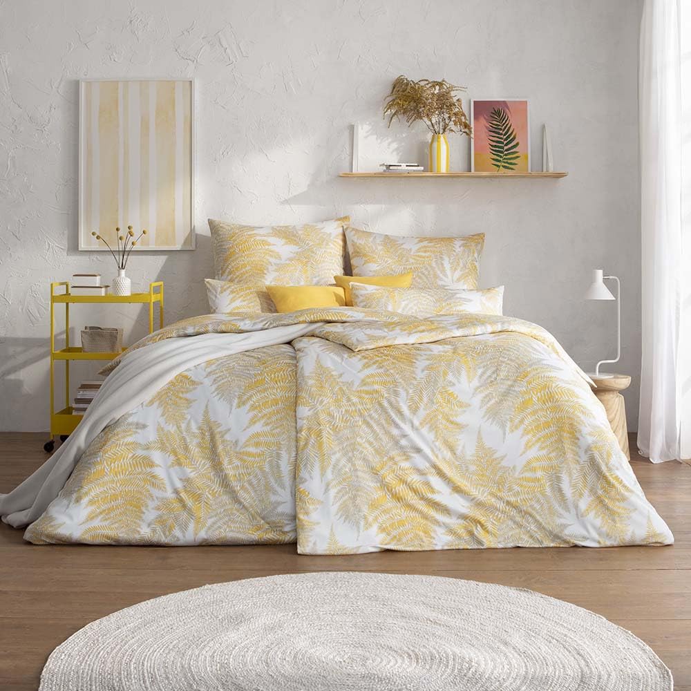 estella-belara-bettw-sche-gelb-140x200-70x90-mako-interlock-jersey-100-baumwolle image 2